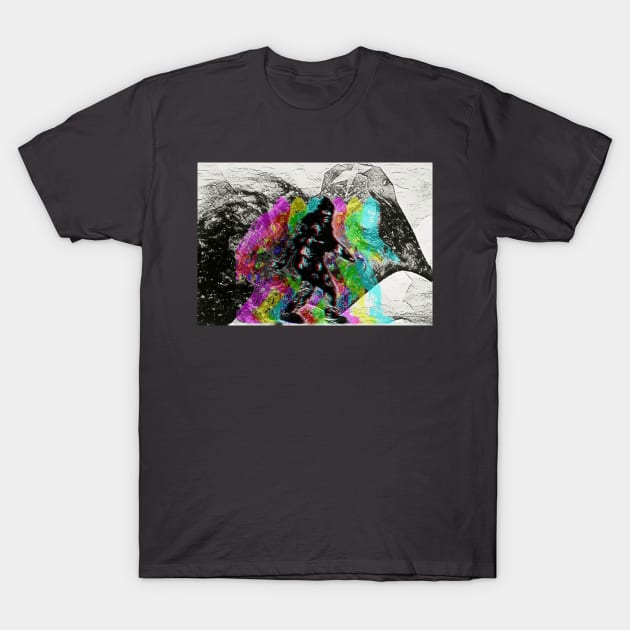 Big Foot Dimension T-Shirt by Never Dull